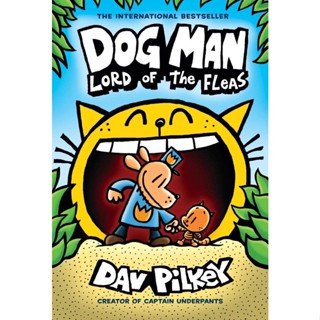 NEW! หนังสืออังกฤษ Dog Man 5: Lord of the Fleas (HB) (NE) (Dog Man) [Hardcover]