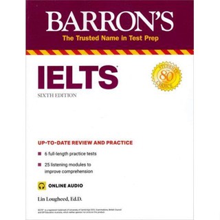 NEW! หนังสืออังกฤษ IELTS (with Online Audio) (Barrons Test Prep) (Sixth) [Paperback]