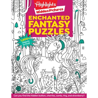 NEW! หนังสืออังกฤษ Enchanted Fantasy Puzzles [Paperback]