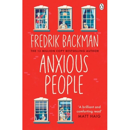 NEW! หนังสืออังกฤษ Anxious People : The No. 1 New York Times bestseller, now a Netflix TV Series [Pa