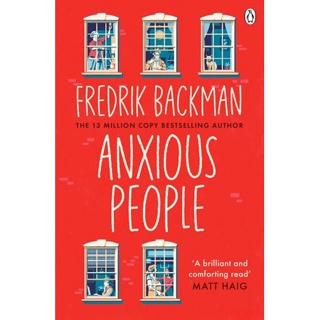 NEW! หนังสืออังกฤษ Anxious People : The No. 1 New York Times bestseller, now a Netflix TV Series [Paperback]
