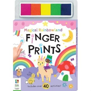 NEW! หนังสืออังกฤษ Magical Rainbowland Finger Prints (Finger Prints Art)