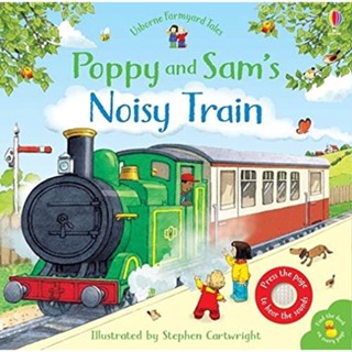 NEW! หนังสืออังกฤษ Poppy and Sams Noisy Train Book (Farmyard Tales Poppy and Sam) (Board Book) [Hardcover]