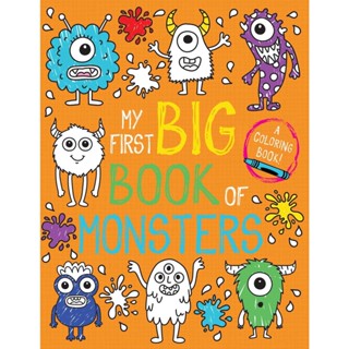 NEW! หนังสืออังกฤษ My First Big Book of Monsters (My First Big Book of Coloring) [Paperback]