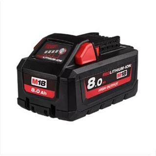 Milwaukee M18B8 แบตเตอรี่ M18™ HIGH OUTPUT™ 8.0Ah