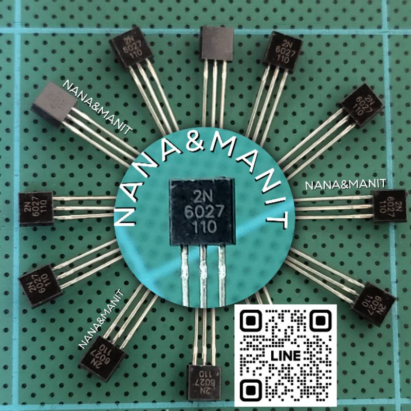 2N6027 TO-92 (งานแท้) แพ็คละ5 ตัว