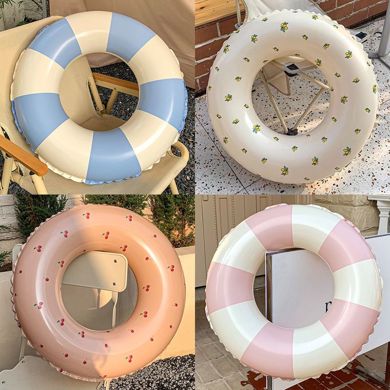 [พร้อมส่ง] ห่วงยางว่ายน้ํา แบบหนา ขนาดใหญ่พิเศษ สไตล์เรโทร สําหรับเด็ก และผู้ใหญ่