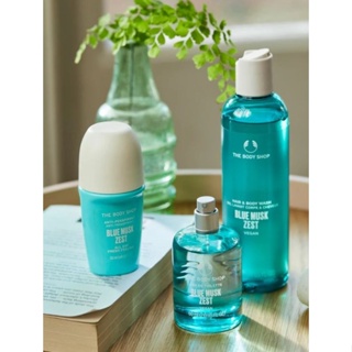 THE BODY SHOP BLUE MUSK ZEST COLLECTION