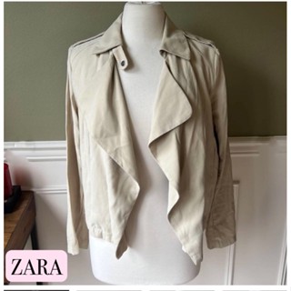 พร้อมส่ง🍋Zara Womens Cream Jacket แท้💯 ตัดป้าย