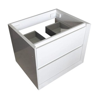 BASE UNIT FOR WASHBASIN 2 DRAWERS 60x48x48 CM. WHITE B060001G Shower Valve Toilet Bathroom Accessories Set Faucet Minim