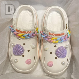 🔥DIY ที่ติดรองเท้า crocs สไตล์น่ารัก ตัวการ์ตูนติดรองเท้า ตกแต่งสวยงาม รูปแบบการ์ตูน ตัวติดรองเท้าหัวโต