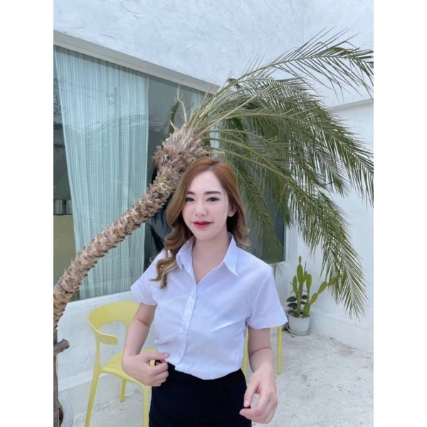 เสื้อนักศึกษาหญิงแขนสามเหลี่ยมถูกระเบียบ (ทรงมหิดล) thumbnail 4