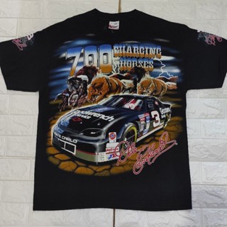 เสื้อยืด NASCAR วินเทจ OVP 700 horses Dale Earnhard น่าสะสม ผ้าดำสภาพดีๆหายากครับ🏆 ..