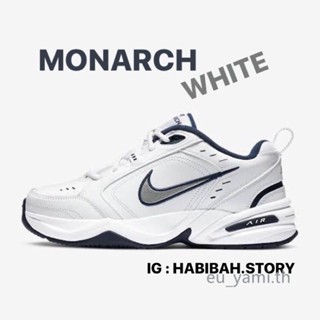 ของแท้100% NIKE AIR MONARCH IV "METALLIC WHITE"