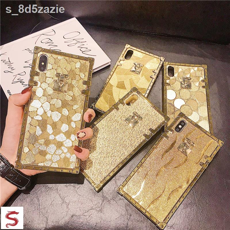 ⊕◘Casing Xiaomi 12X 12 Lite 11 11T 10 Pro Poco X3 GT X4 C3 F3 F2 M3 M4 Luxury Fashion Tyrant Gold Sq
