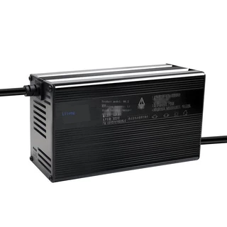 เครื่องชาร์จแบตเตอรี่ลิเธียมไฟฟ้า อลูมิเนียม พลังงานสูง 48V60V72V8A10A15A