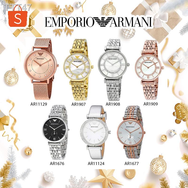 ♘OUTLET WATCH นาฬิกา Emporio Armani OWA96 นาฬิกาข้อมือผู้หญิง นาฬิกาผู้ชาย แบรนด์เนม Brand Armani Watch AR11129