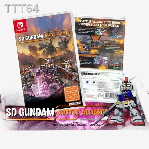✘Nintendo Switch Game SD GUNDAM BATTLE ALLIANCE Zone Asia/English เกมนินเทนโด้ เอสดี กันดั้ม ภาคใหม่ล่าสุด