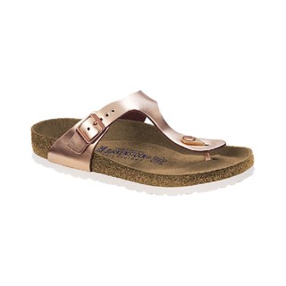 Birkenstock รองเท้าแตะ ผู้หญิง รุ่น Gizeh สี Metallic Copper - 1005048 (regular)