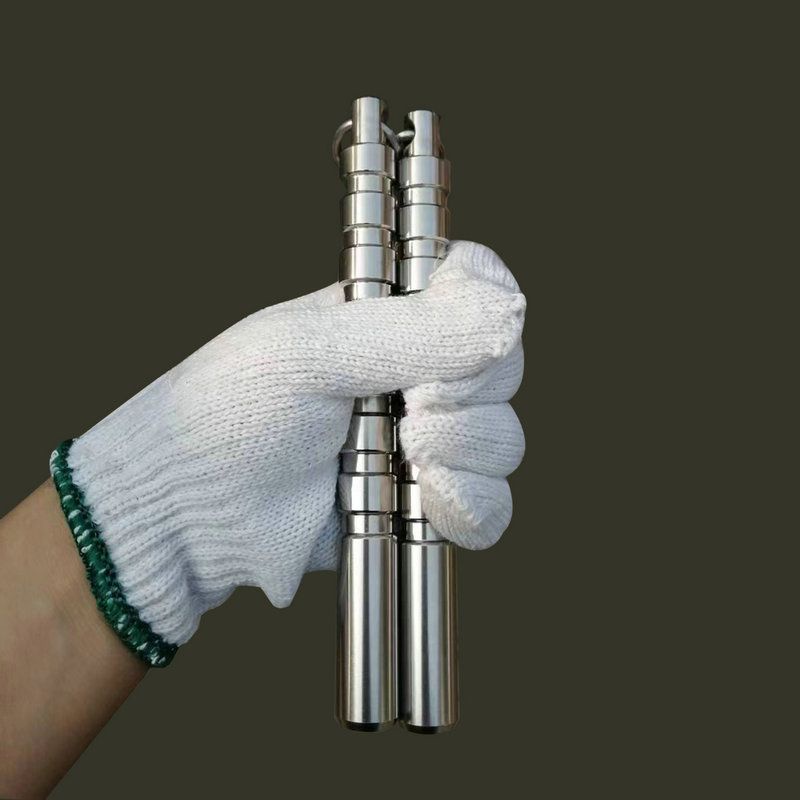 nunchaku stainless steel กระบองสองท่อน กระบองสองท่อนเหล็ก กระบองเหล็ก 2 ท่อน เหมาะสําหรับเด็กและผู้ใหญ่ที่ทําแบบฝึกหัด