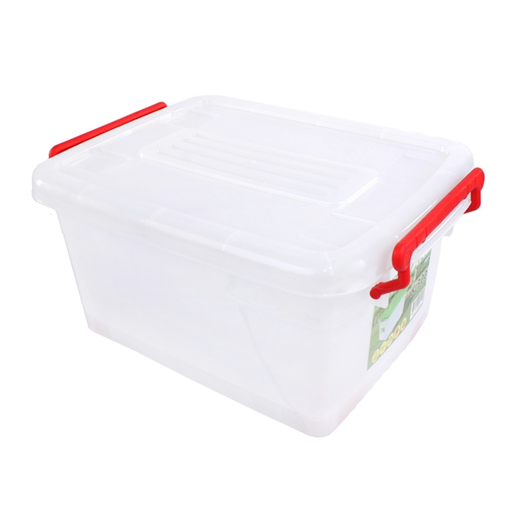 THE RICH BUYER CSPC กล่องพลาสติกมีล้อพร้อมฝา 13 ลิตร รุ่น K-300A กล่องเก็บของ กล่องพลาสติก