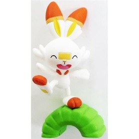 [ส่งจากญี่ปุ่น] Scorbunny Pokemon Palm Moment Pokemon Tire Jump Mascot Figure L05214562