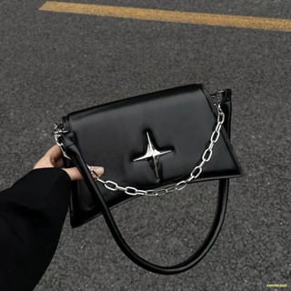 🔥สปอต🔥Sweet and Cool Star Swelling Mini Chain Messenger Bag กระเป๋าใต้วงแขนที่สวยงาม