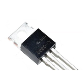 1ชิ้น D880-Y 2SD880-Y TO-220 3A/60V 40W New Original SILICON PLASTIC POWER TRANSISTOR