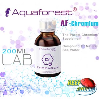 Aquaforest Chromium Lab 200ml โครเมี่ยม สำหรับปะการัง ส่วนประกอบจากธรรมชาติ บรรจุขวดมาให้แว้วววว