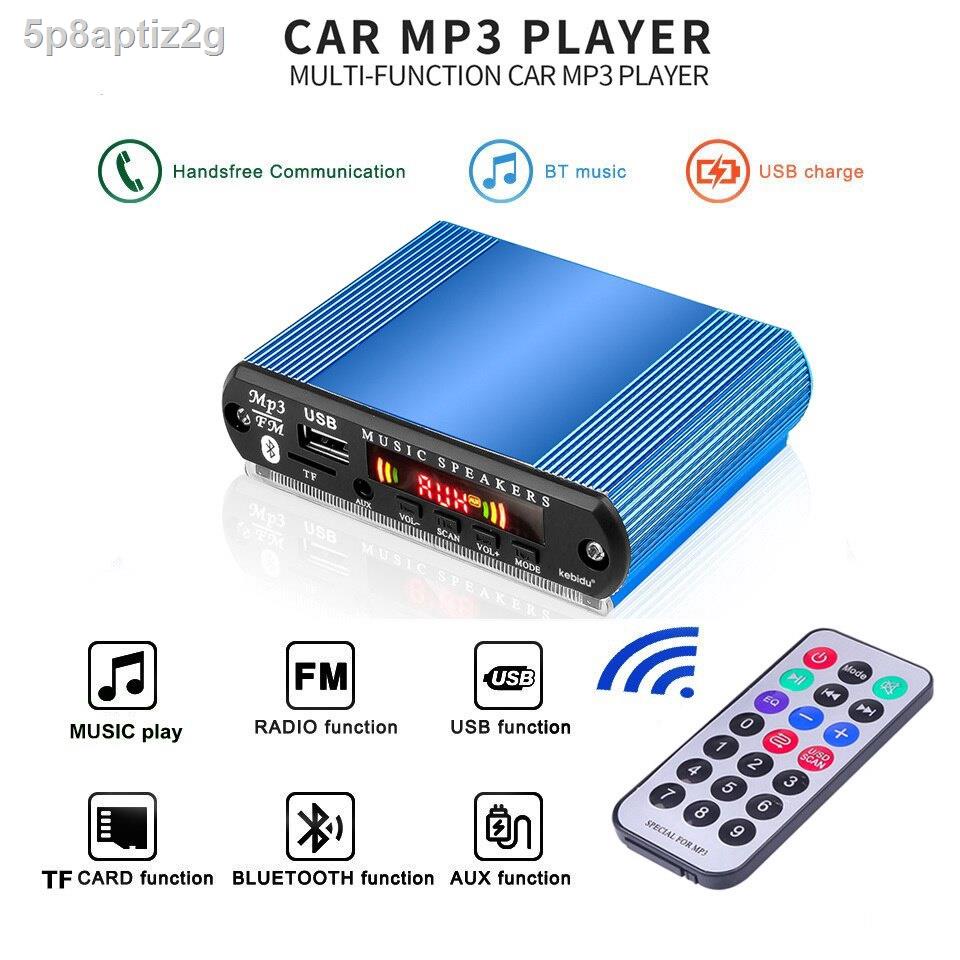 Car Bluetooth MP3 Player Radio Handsfree Color Screen Audio Module Support FM USB TF 3.5mm