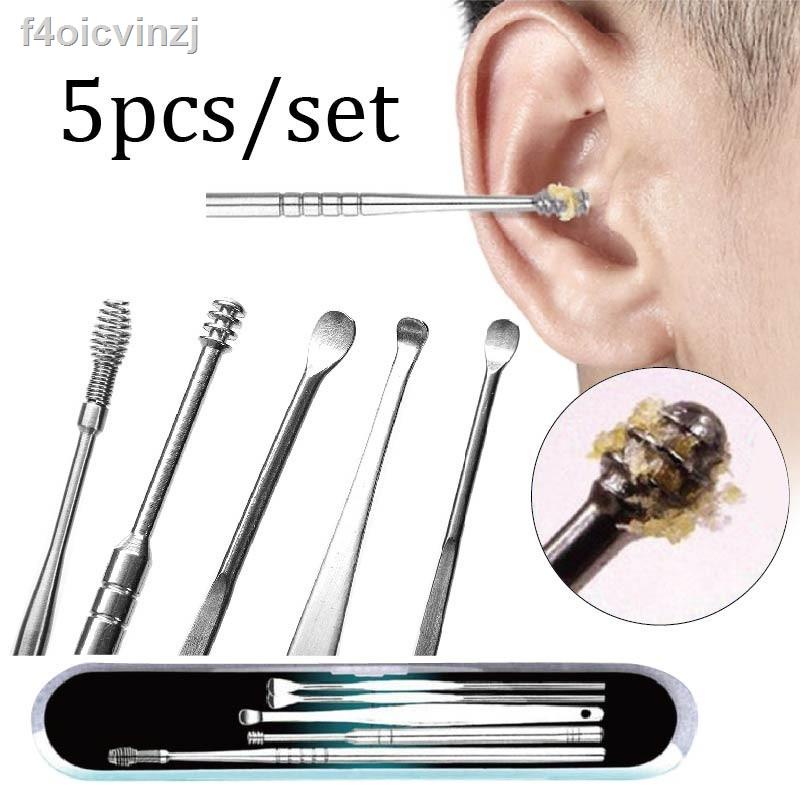 Multifunction Stainless Steel Spiral Cleaner Ear Care Beauty Tool