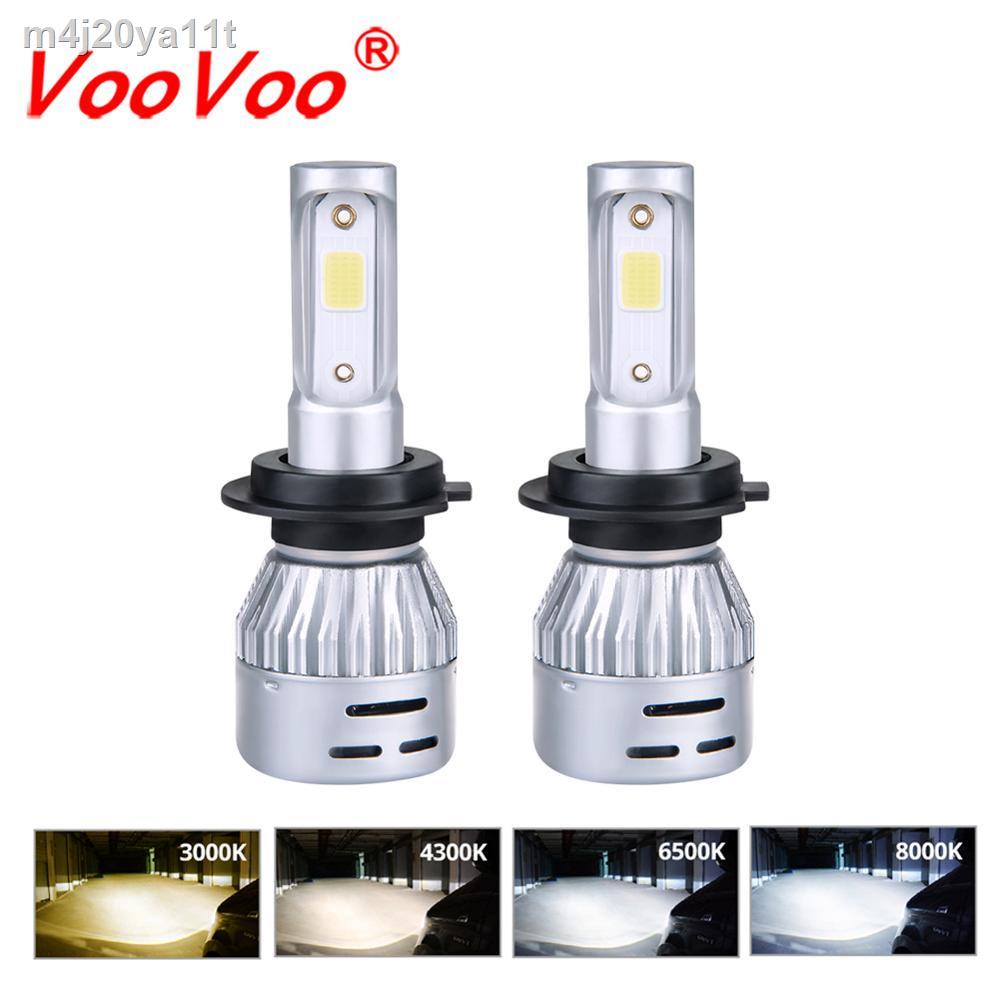 2Pcs H4 LED Car Headlight H1 H7 H11 9005 HB3 9006 HB4 Bulb 4300K 6500K LED Motorcycle Headlamp 3000K