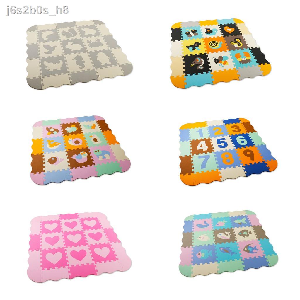 ⚡Ready Stock⚡Baby Playmat Kid Early Education Carpets puzzle Mat with letter Cartoon pattern Kids Baby Puzzle Floor Rubb
