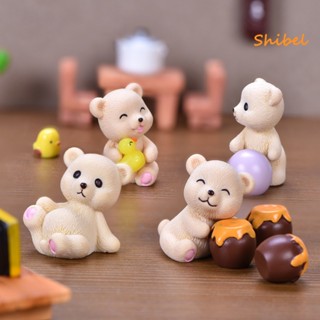 HOT_ Mini Honeypot Bear Duck Display ตกแต่งบ้านภูมิทัศน์ไมโคร