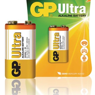 ถ่านอัลคาไลน์ 1604AU-C1 9V (แพ็ค 1 ก้อน) GP Ultra 1 แพค ของแท้ ออกใบกำกับภาษีได้