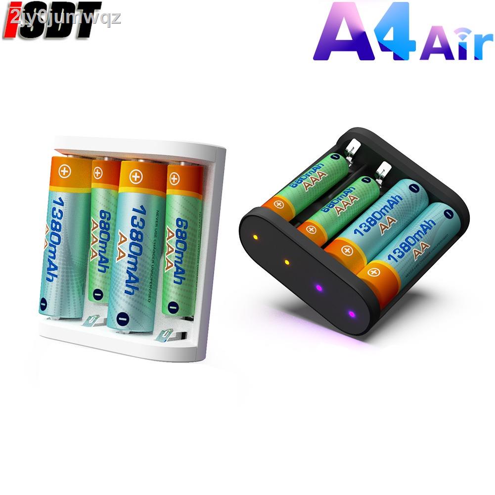 ISDT A4 Air 10W 1.5A DC Smart Battery Charger For AA AAA 10500 12500 NiMH NiCd Li-lon LiFePO4 Batter