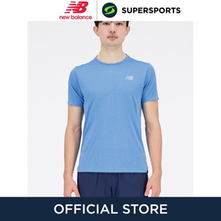 NEW BALANCE Impact Run Short Sleeve เสื้อวิ่งผู้ชาย เสื้อกีฬา