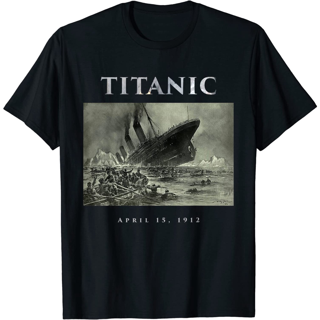 Titanic Sinking  Titanic Lover  Titanic Art  Titanic T-shirt : Clothing  Shoes & Jewelry