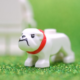 LEGO White Bulldog Dog ANIMAL - LEGO® Authentic เลโก้แท้