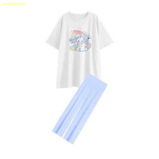 🌈stop🌳2023 ใหม่เสื้อยืดแขนสั้นคนท้องสีรุ้งแขนสั้นส่วนบาง