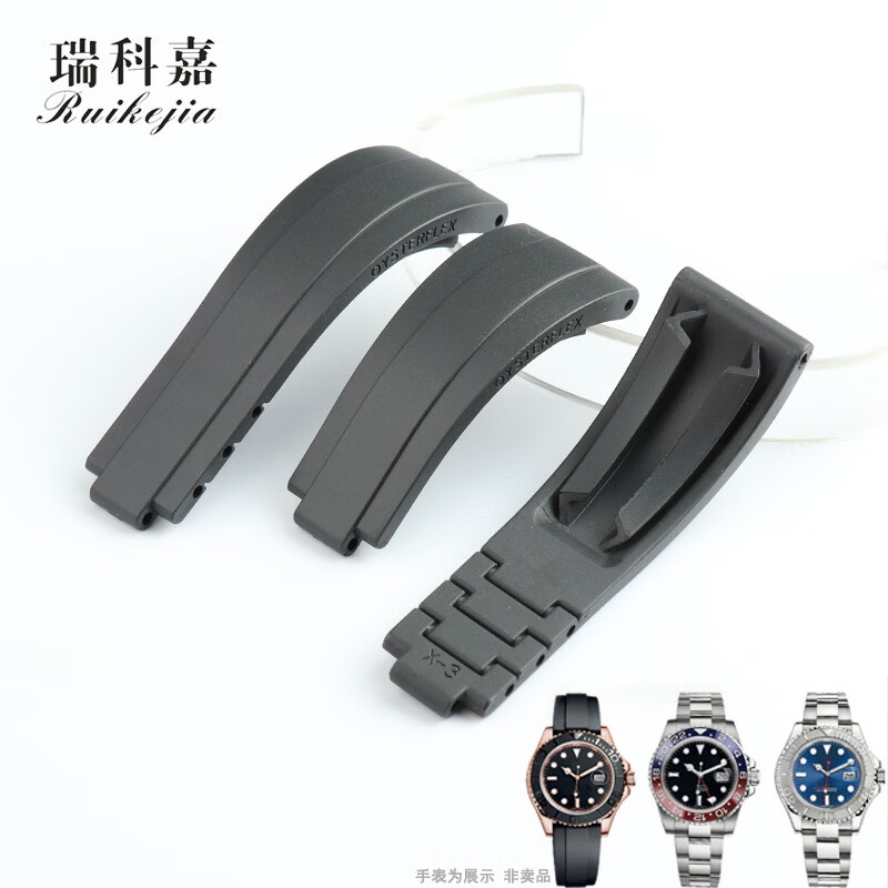 เทปซิลิโคน สายนาฬิกายางกันน้ำ เหมาะสำหรับ Rolex Cosmic Meter Dytona Panda Di Black Green Blue Water 