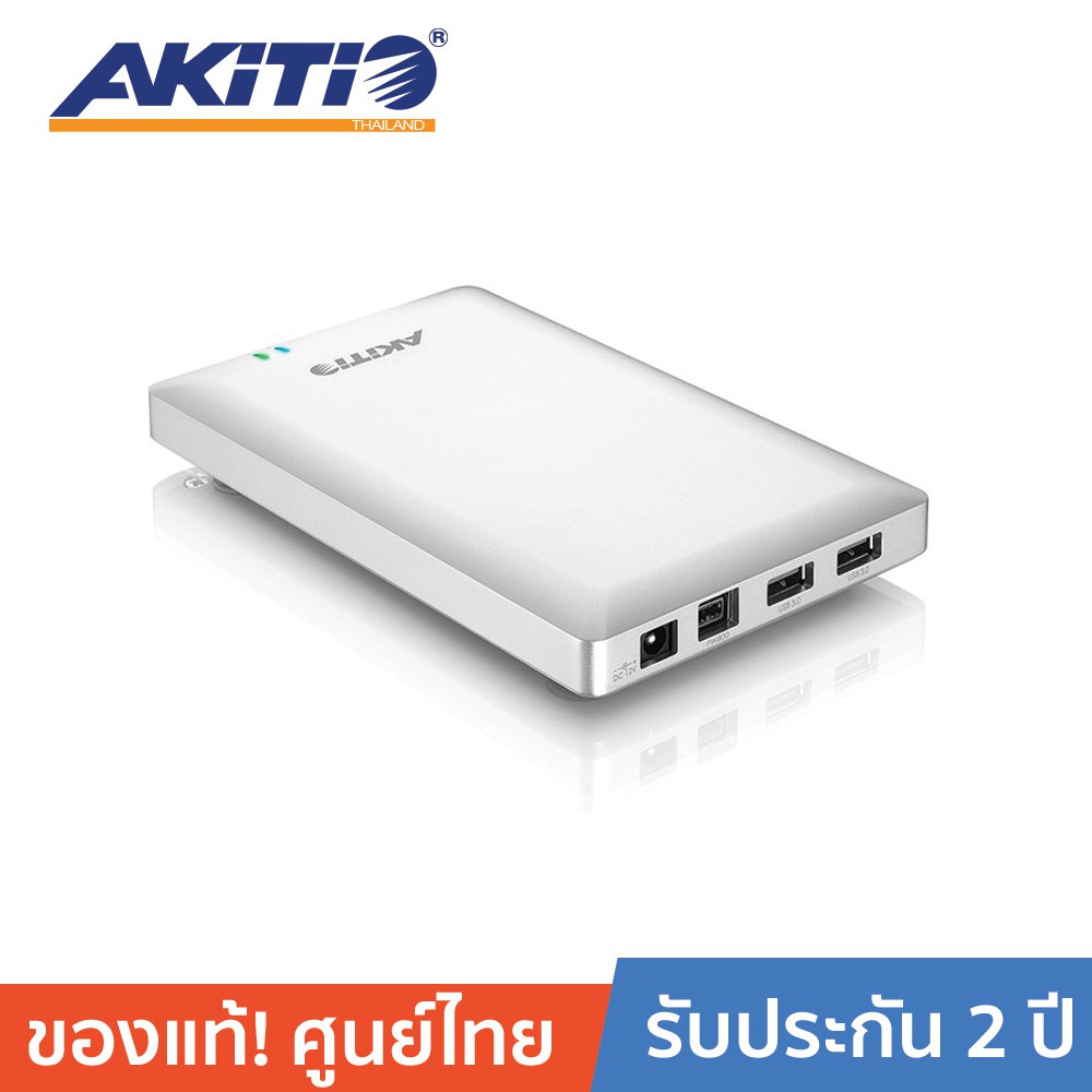 AKITIO(AKI-T1-DOCK )Thunderbolt DOCK ADAPTER 10GB/s 4K Workflow ธันเดอร์โบลท์ 2 พอร์ตต่อได้6อุปกรณ์ 