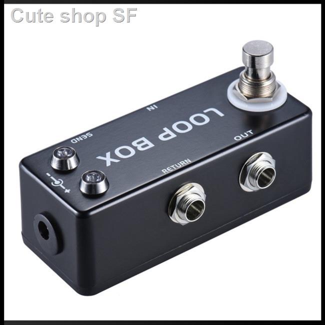 【Spot supply】 Mosky Loop Box Mini Guitar Effect Pedal Switcher Channel Selection True Bypass