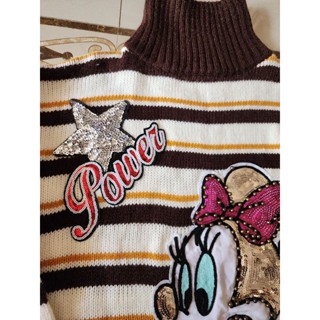 🍒Used !! 🧸🧸 งานนำเข้าคัดงานดี ด้านหน้างานปักเลื่อม Free Size 🎉🎉