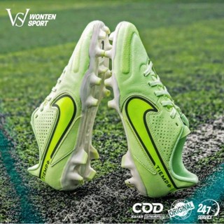 รองเท้าฟุตบอล Tiempo Legend 9 Academy Fg สีเขียว