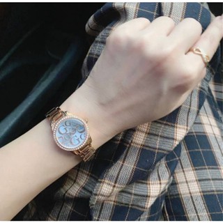 ⌚💥นาฬิกาข้อมือผู้หญิงNEW GUESS WATCH มี 2สีค่ะ ทอง / โรสโกลด์ มีประกัน cmg