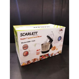 เครื่องผสมอาหาร ตีไข่ ทำเค๊ก หลายเมนู ใหม่ SCARLETT ENGLAND HAND MIXER