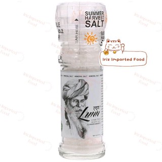 ลุนน์ เกลือแร่เก็บในฤดูร้อนพร้อมขวดบดแก้ว Lunn Mineral Salt Summer Harvest In Glass Jar With Grinder Cap 100g