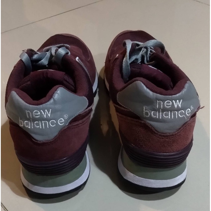 ○▧รองเท้า New Balance 574 (N reflective) ของแท้มือสองรองเท้าผ้าใบผู้ชาย