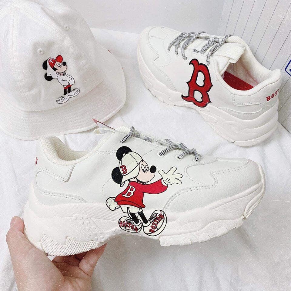 ✒MLB BIG BALL CHUNKY “Micky Mouse”รองเท้าผ้าใบผู้ชาย